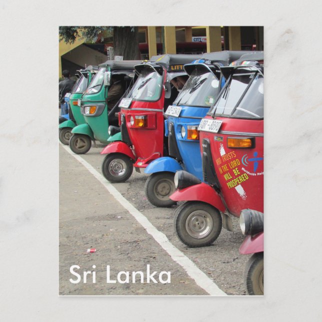Tuk Colombo Postkarte (Vorderseite)
