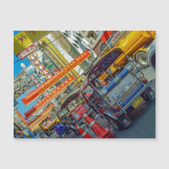 Tuk Tuk aus Thailand Magnetkarte (Vorderseite)