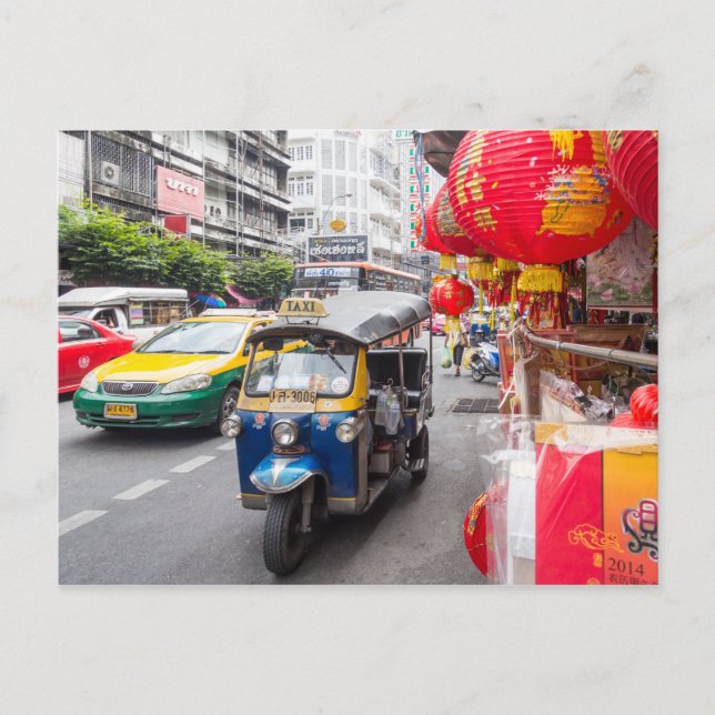 Tuk Tuk, Bangkok Postkarte (Vorderseite)