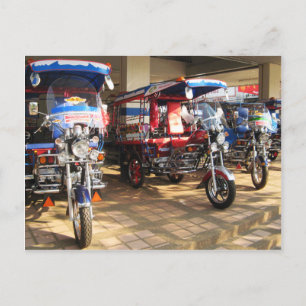 Tuk Tuk Showroom ... Udon Thani, Isaan Postkarte