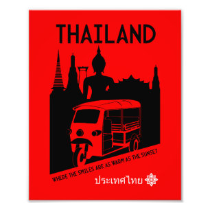 Tuk Tuk Thailand Fotodruck