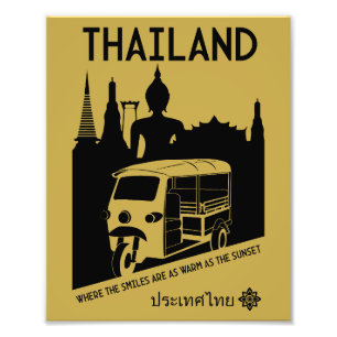 Tuk Tuk Thailand Fotodruck