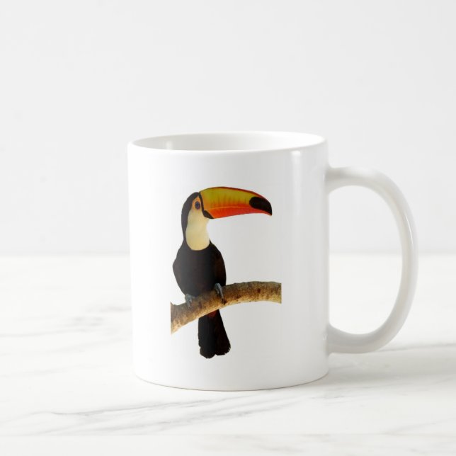 tukan exotischer Vogel der brasilianischen Fauna Kaffeetasse (Rechts)