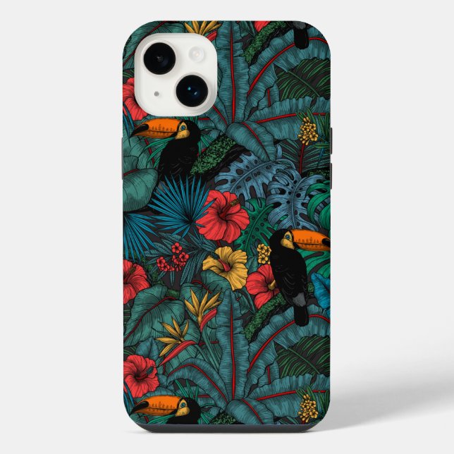 Tukan-Garten iPhone Hülle (Rückseite)
