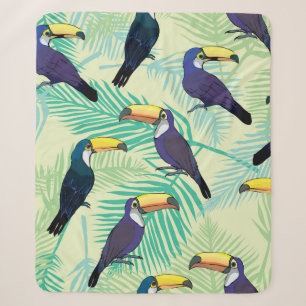 Tukan-Muster, vintage, Illustration Sherpadecke