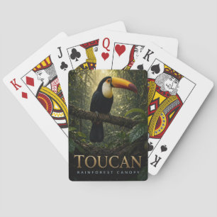 Tukan Regenwald Baumkrone Wildlife TIER Spielkarten