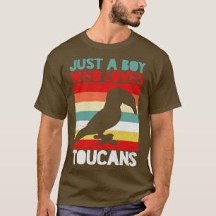 Tukan Tropicalischer Vogel Tukanliebhaber Vintage T-Shirt