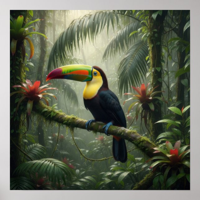 Tukan Vogel  Poster (Vorne)