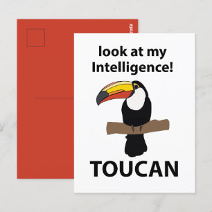 Tukan Vogel Tropisch Lustig Postkarte
