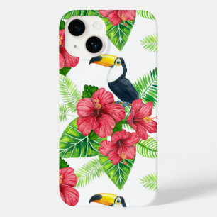 Tukanisches und tropisches Bouquet Case-Mate iPhone 14 Hülle