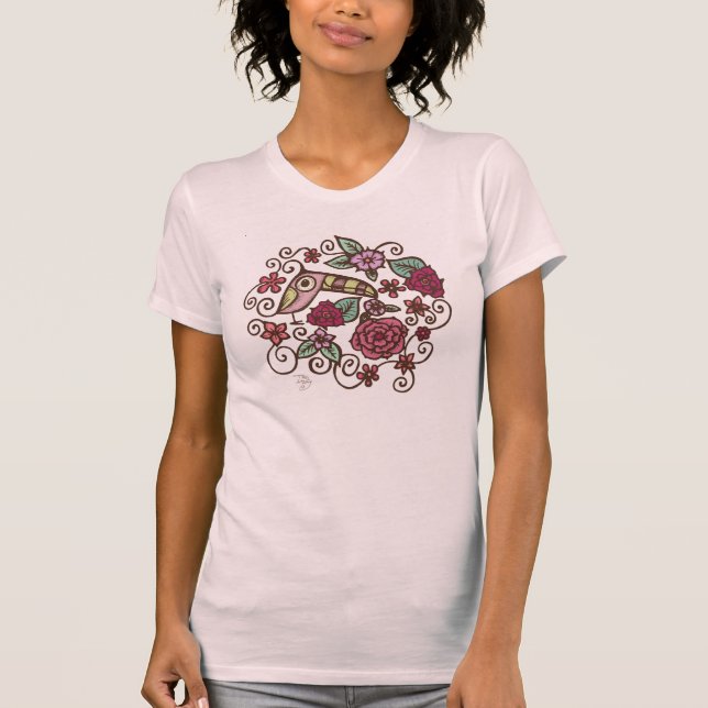 Tuki Blumen T-Shirt (Vorderseite)