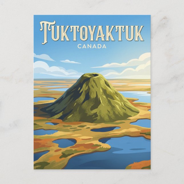Tuktoyaktuk Kanada Postkarte (Vorderseite)