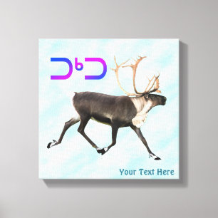 Tuktu - Karibik im Schnee Leinwanddruck