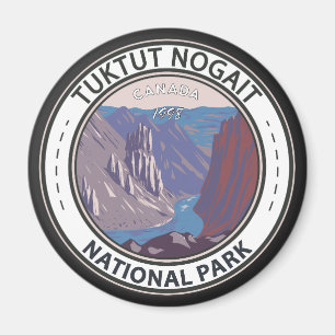Tuktut Nogait Nationalpark Kanada Abzeichen Magnet