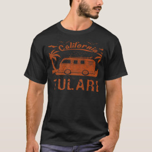 Tulare CA California Retro Vintager Surfstrand T-Shirt