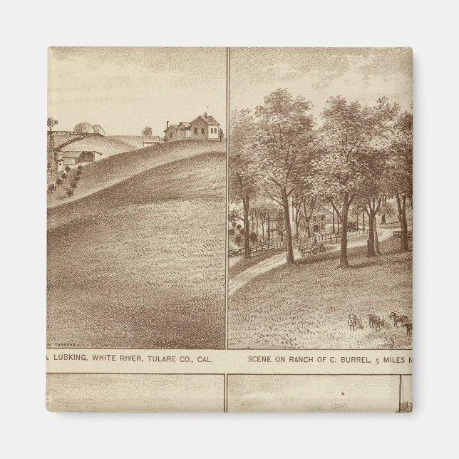 Tulare Co ranches, Büros Magnet (Vorne)