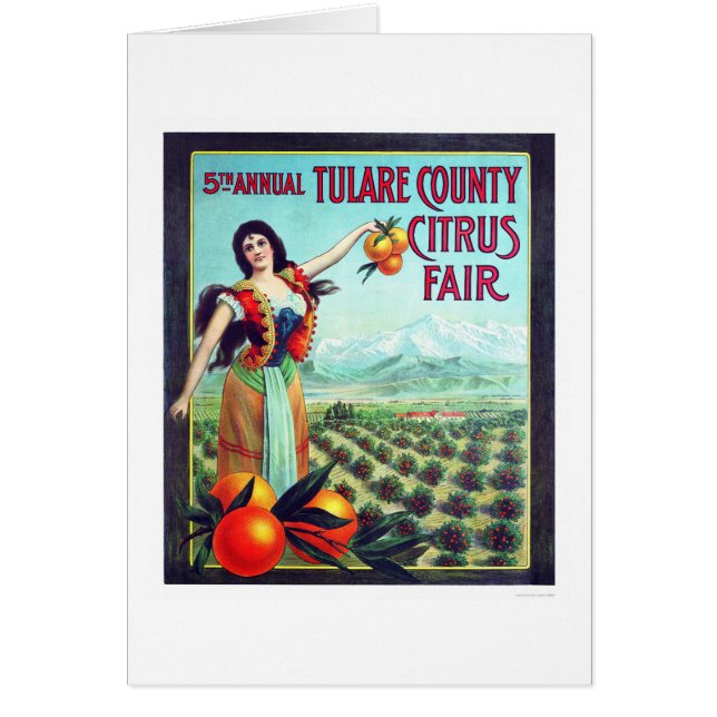 Tulare County Zitrusfrucht angemessen (Vorne)