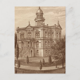 Tulare Landkreis Court House Postkarte
