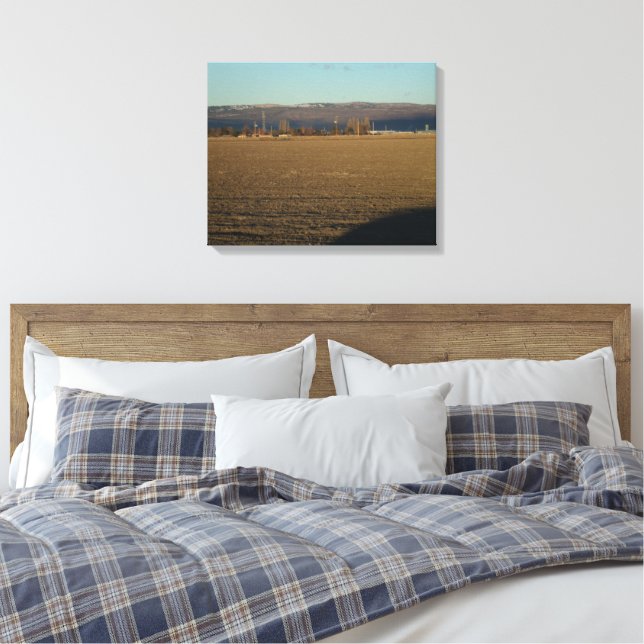 Tulelake im frühen Winter 1 Leinwanddruck (Insitu (Schlafzimmer))