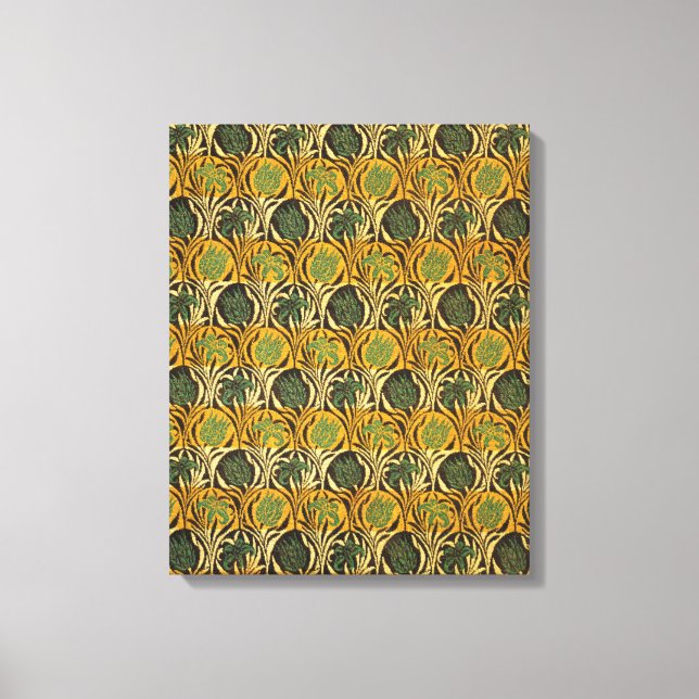 Tulip and Lily Pattern (von William Morris) Leinwanddruck (Vorderseite)