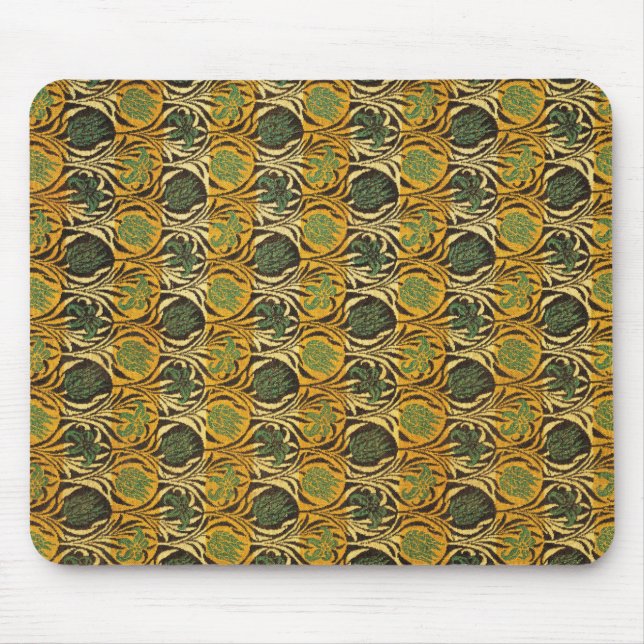 Tulip and Lily Pattern (von William Morris) Mousepad (Vorne)