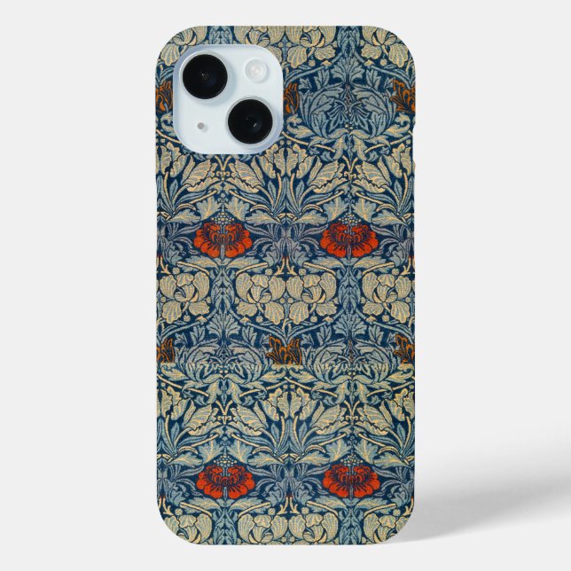 Tulip and Rose Date, Design 1876 William Morris Case-Mate iPhone Hülle (Rückseite)