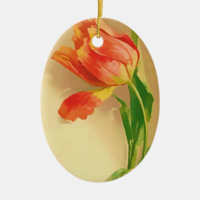 Tulip Art von Catherine Klein Ornament (Vorne)