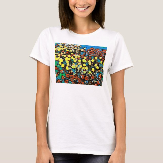 Tulip Basic Tank Top (weiß) w/ Dreaming (Vorderseite)