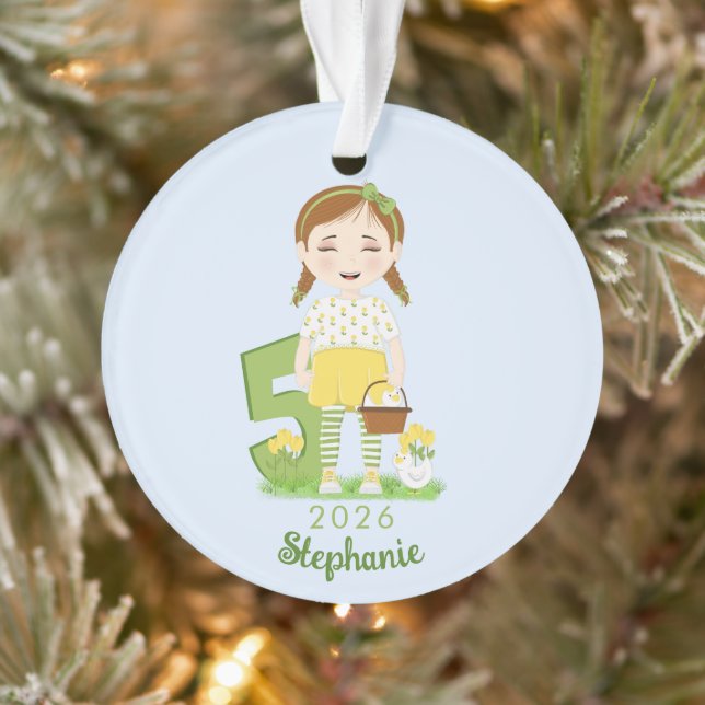 Tulip Birthday Ornament (Baum)