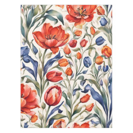 Tulip Bloomers WC Musterdesign Tischdecke
