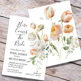 Tulip Blooms Bridal Dusche Einladung