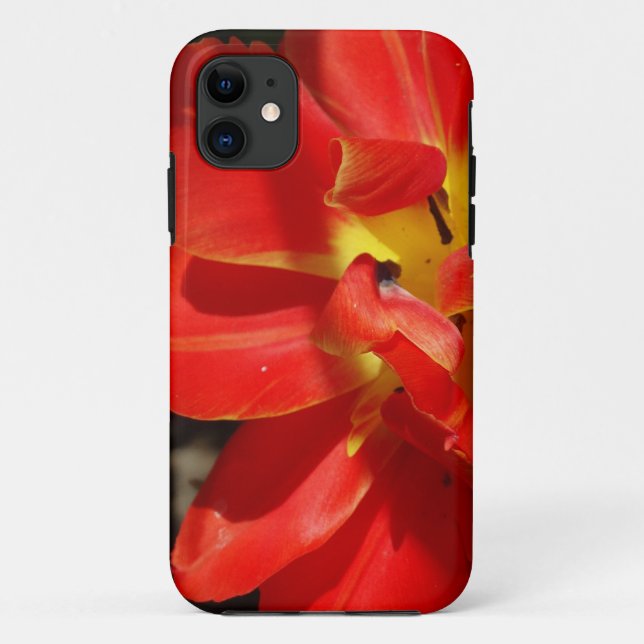 Tulip Blossom Foto Red Open Blume Case-Mate iPhone Hülle (Rückseite)