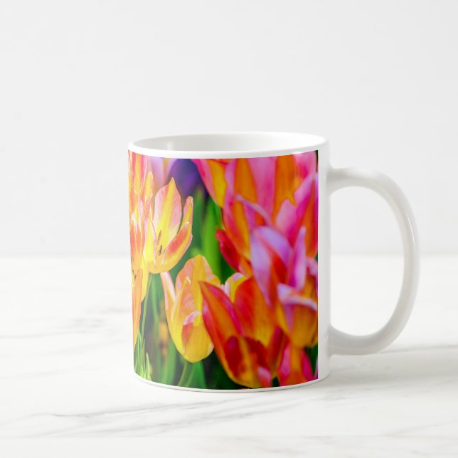 Tulip-Blume - Geblüht Tasse (Rechts)