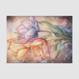 Tulip Blume Seidenpapier