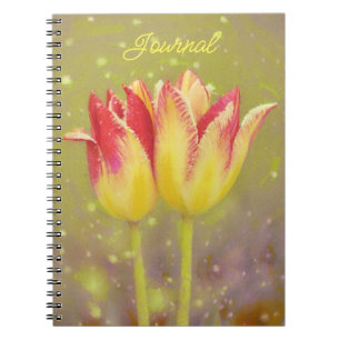Tulip Blume Together Garden Art Journal Notizblock