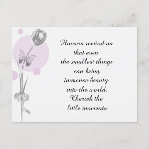 Tulip Blume Vielen Dank Postkarte