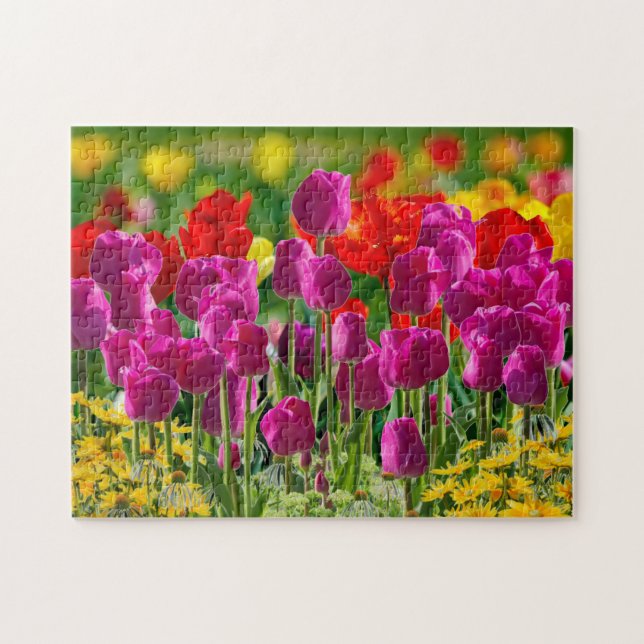 Tulip Blumengarten Puzzle (Horizontal)