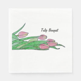 Tulip Bouquet belügen Serviette