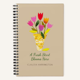 Tulip Bouquet Frische Pasta machen Notizbuch