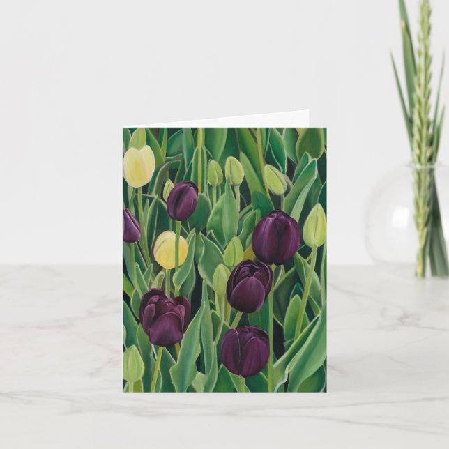 Tulip Card Dankeskarte (Vorderseite)