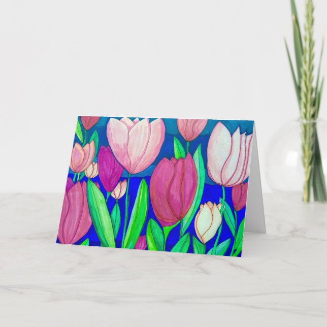 Tulip Card Karte (Vorderseite)