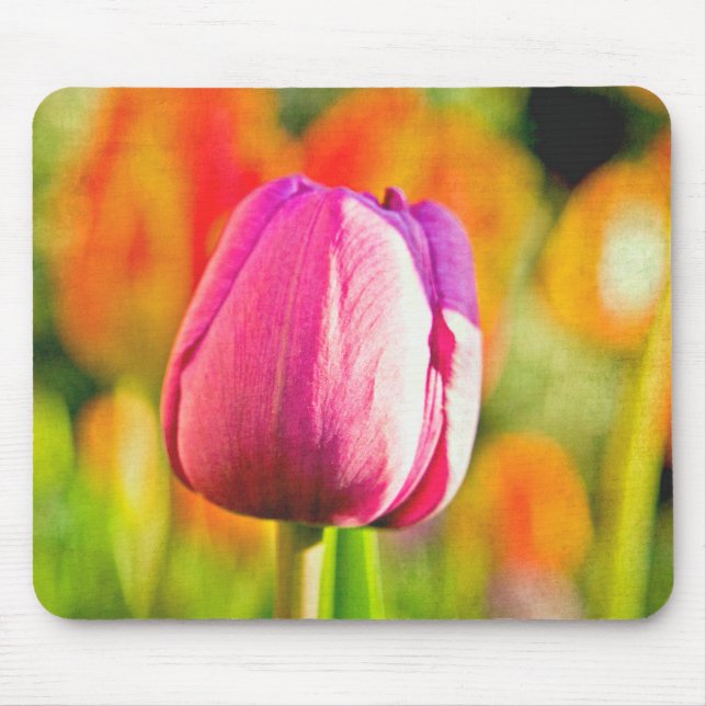 Tulip Collage Mousepad (Vorne)