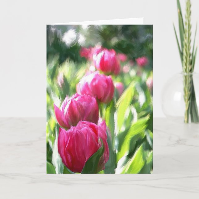 Tulip Dankeskarte (Vorderseite)