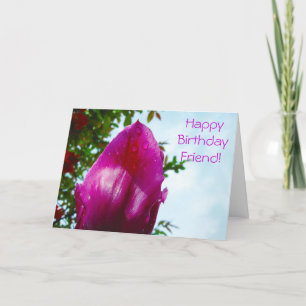 Tulip-Drops, glücklicher Geburtstag Karte