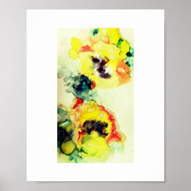 Tulip Faces Poster (Vorne)