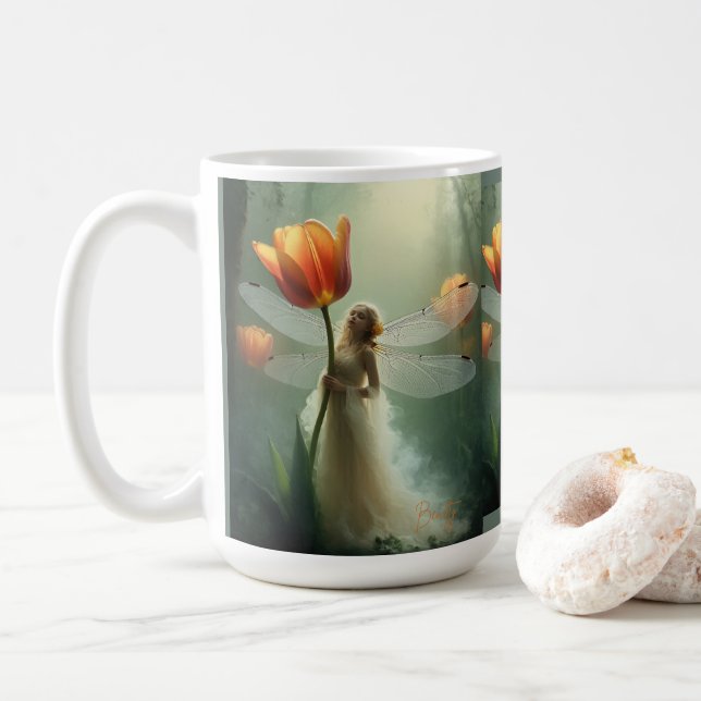 Tulip Fairy Fantasy Tasse (Mit Donut)