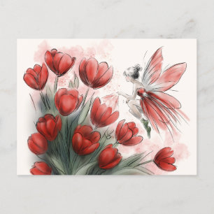 Tulip Fairy Postkarte
