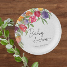 Tulip Fantasy Floral inspiriert Babydusche