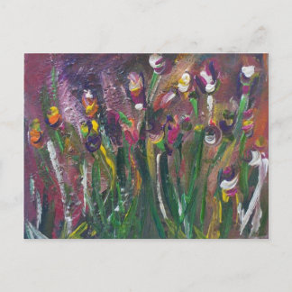 Tulip farbenfrohe Postkarte