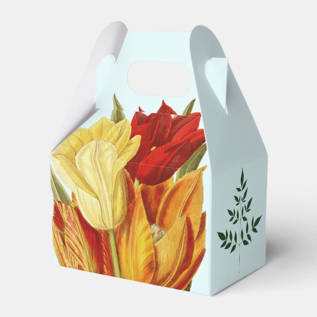 Tulip Favor Box Geschenkschachtel (Vorderseite)